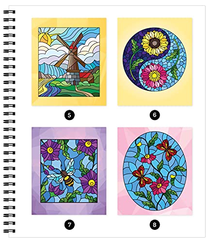 Brain Games  Sticker by Number: Flowers & Nature (28 Images to Sticker),New