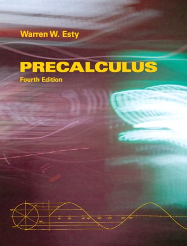 Precalculus (4th Edition),New