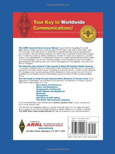 The ARRL General Class License Manual for Ham Radio, Level 2,Used