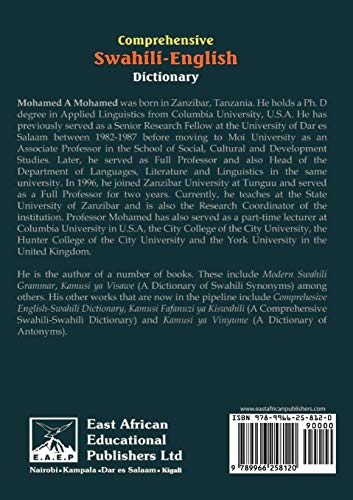 Comprehensive SwahiliEnglish Dictionary,Used
