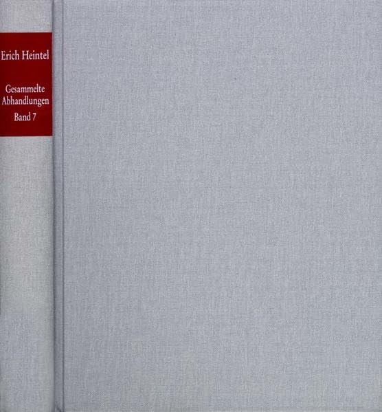 Erich Heintel, Zur Geschichte Der Philosophie I (Erich Heintel: Gesammelte Abhandlungen) (German Edition),Used