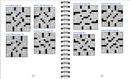 Brain Games Crossword Puzzles Large Print (Blue),New