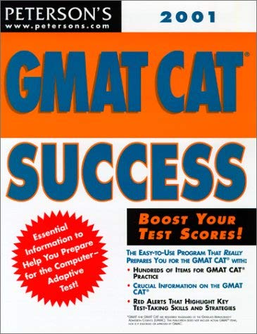 Peterson's Gmat Cat Success 2001,Used