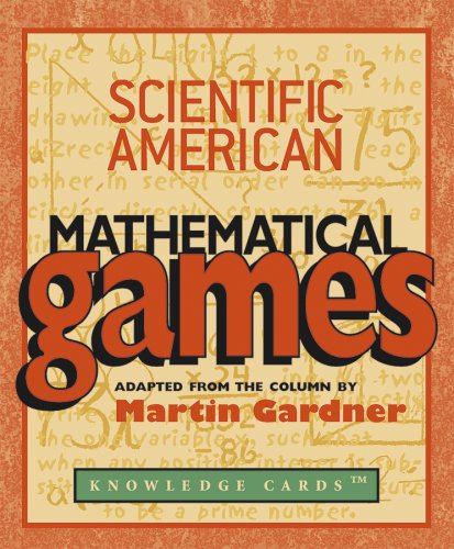 Scientific American: Mathematical Games Knowledge Cards Deck,Used