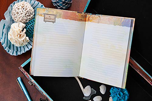 Travel Journal (Hardcover)  160 Blank Lined Pages, 6 x 0.4 x 8  Perfect Gift for Birthdays, Holidays, an Upcoming Trip, and Mo,Used