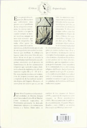 Los Misterios: Religiones Orientales En El Imperio Romano,Used