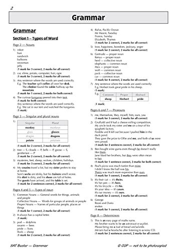 KS2 English SAT Buster Book 1 Answers Grammar, Punctuation & Spelling (for the 2018 tests),Used
