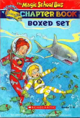 The Magic School Bus Chapter Book Boxed Set, Books 18: Penguin Puzzle, The Great Shark Escape, The Giant Germ, Twister Trouble,