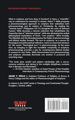 The Manifest and the Revealed (Suny Series in Theology and Continental Thought),Used