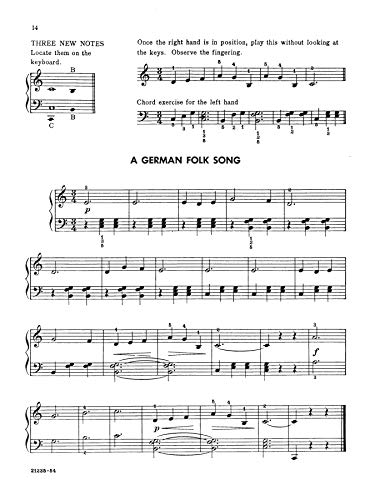 The Ada Richter Piano Course: The older student, Book 1,Used