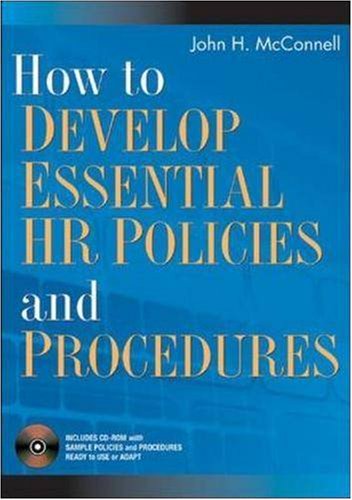 How To Develop Essential Hr Policies And Procedures,Used