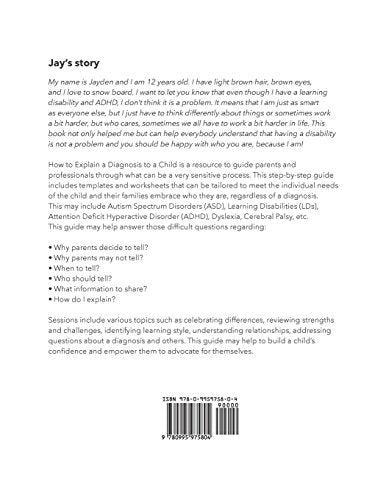 How to Explain a Diagnosis to a Child: An Interactive Resource Guide for Parents and Professionals,Used