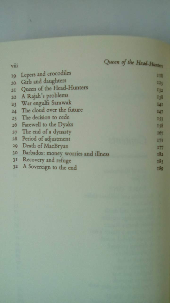 Queen of the headhunters: The autobiography of H. H. the Hon. Sylvia Lady Brooke, Ranee of Sarawak,Used