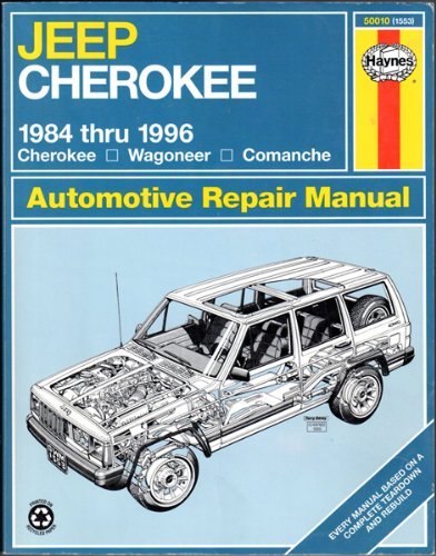 Jeep Cherokee 1984 Thru 1996 Cherokee Wagoneer Comanche (Haynes Auto Repair Manuals Series),Used