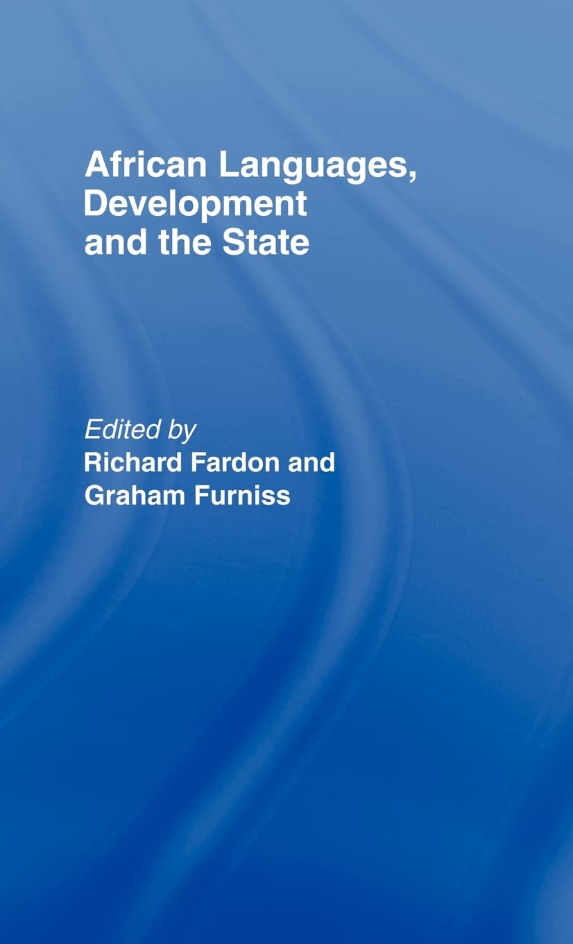 African Languages, Development And The State,Used