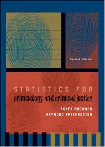 Statistics for Criminology and Criminal Justice,New