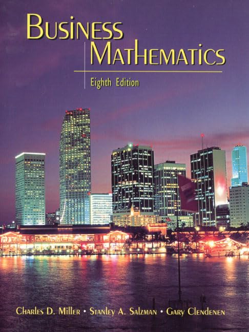 Business Mathematics (8Th Edition),New