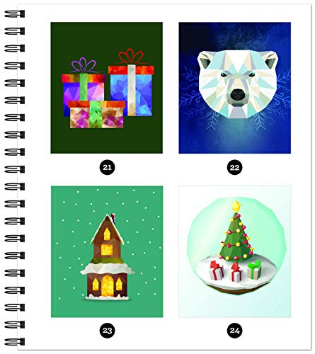 Brain Games  Sticker by Number: Christmas (28 Images to Sticker  Reindeer Cover) (Volume 1),Used