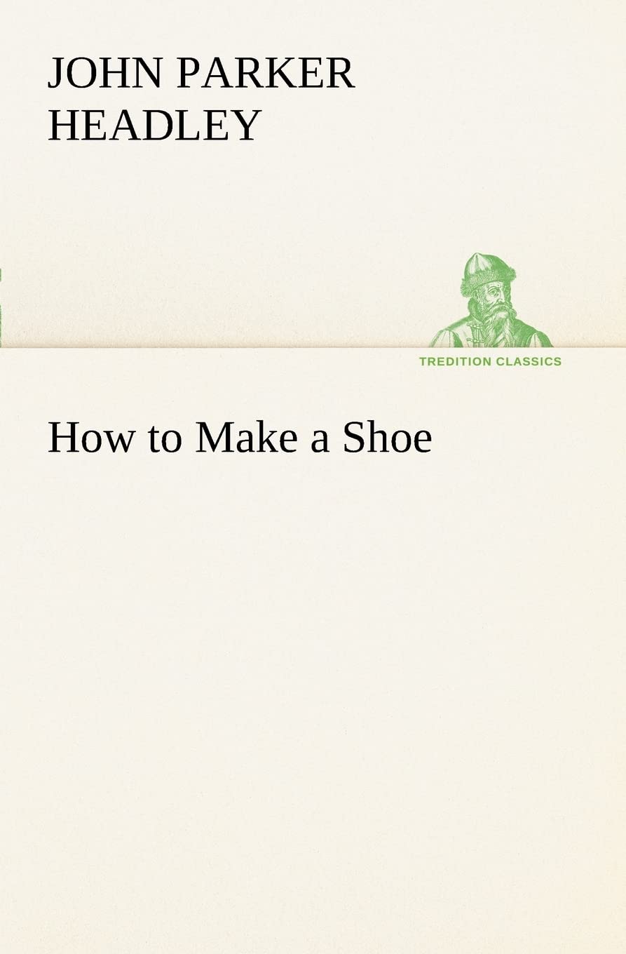 How to Make a Shoe,Used