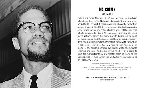 The Civil Rights Movement Knowledge Cards,Used