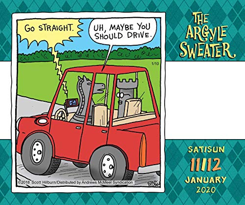The Argyle Sweater 2020 DaytoDay Calendar,Used