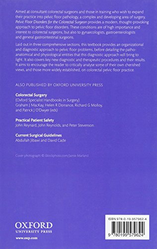 Pelvic Floor Disorders for the Colorectal Surgeon,Used