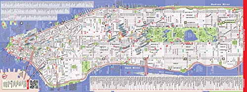 StreetSmart NYC Five Boro Map by VanDamLaminated pocket city street map w/ attractions in Metro NYC & all 5 boros of NY City: M,New