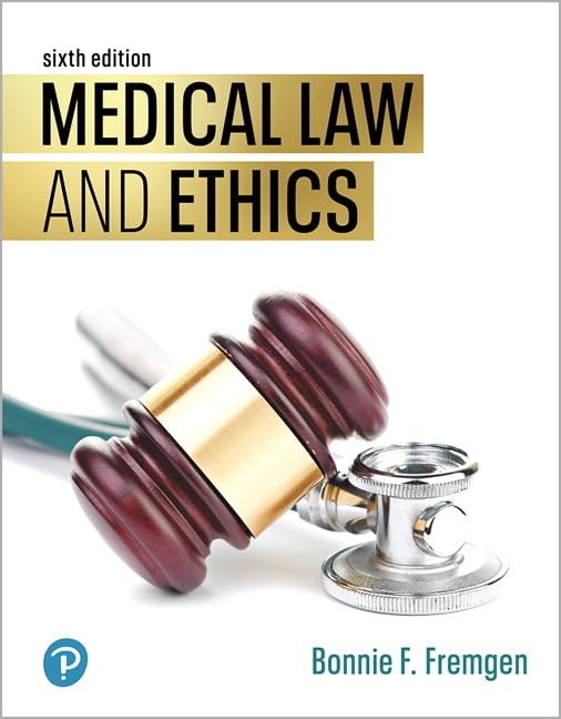 Medical Law And Ethics-used