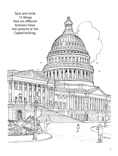 SpottheDifferences Across the USA (Dover Kids Activity Books: U.S.A.),Used