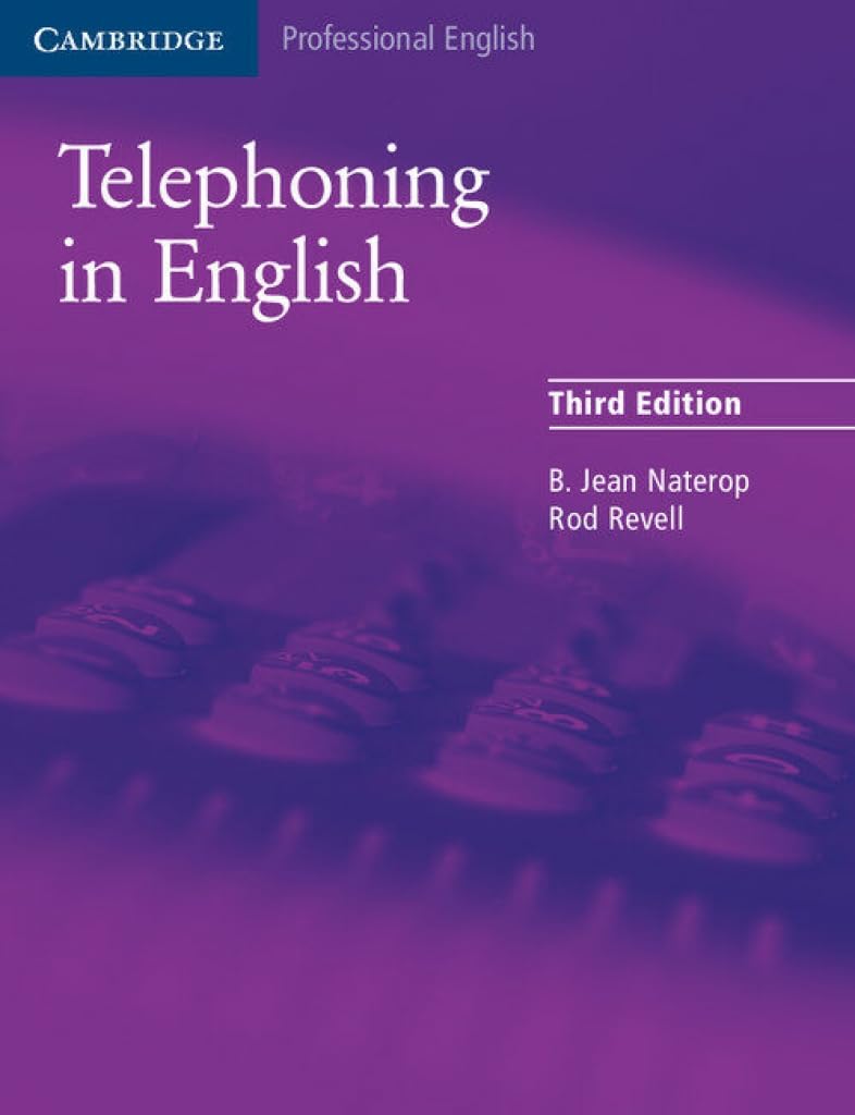 Telephoning in English Pupil's Book,Used