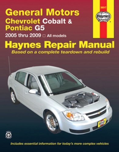 Chevrolet Cobalt & Pontiac G5, 20052009 (Hayne's Automotive Repair Manual),Used