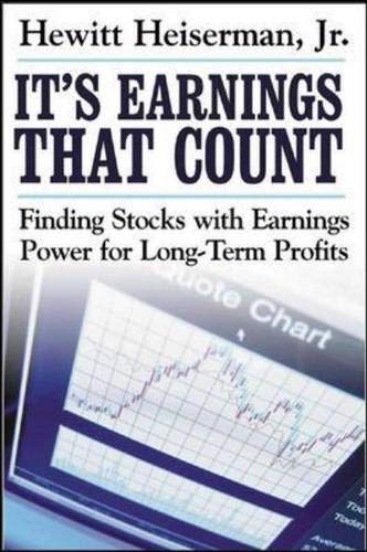 It'S Earnings That Count : Finding Stocks With Earnings Power For Longterm Profits,Used