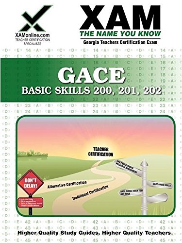 GACE Basic Skills 200, 201, 202,Used