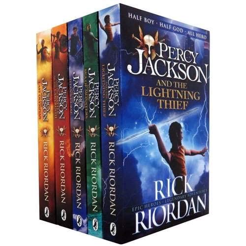 Percy Jackson The Ultimate Collection 5 Books Set Epic Heroes Legendary Adventures by Rick Riordan,New