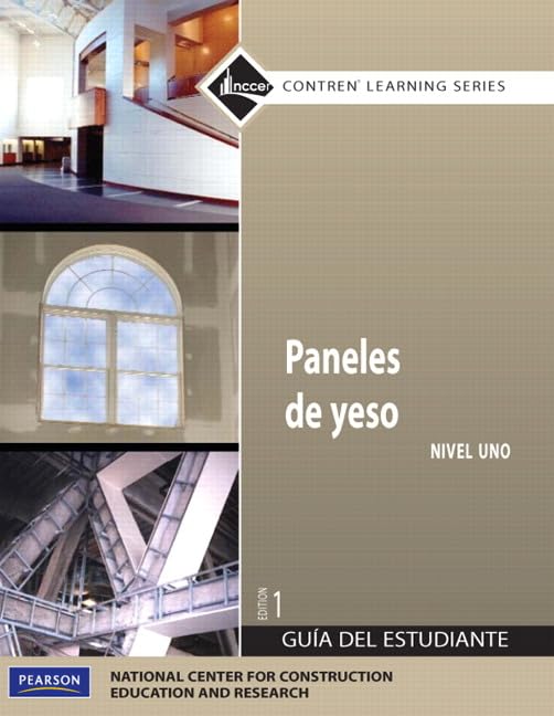 Drywall Trainee Guide in Spanish, Level 1,New