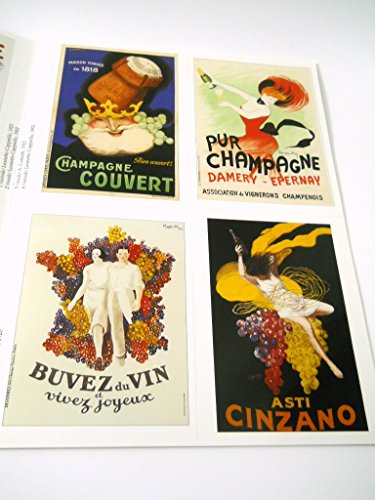 Wine and Champagne: 24 Cards (Dover Postcards),Used