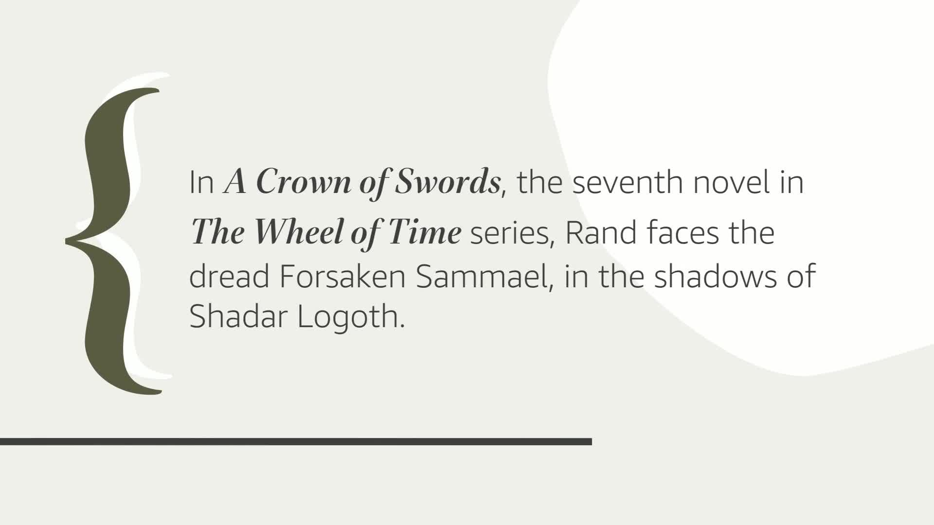 A Crown Of Swords (The Wheel Of Time, Book 7) (Wheel Of Time, 7),New