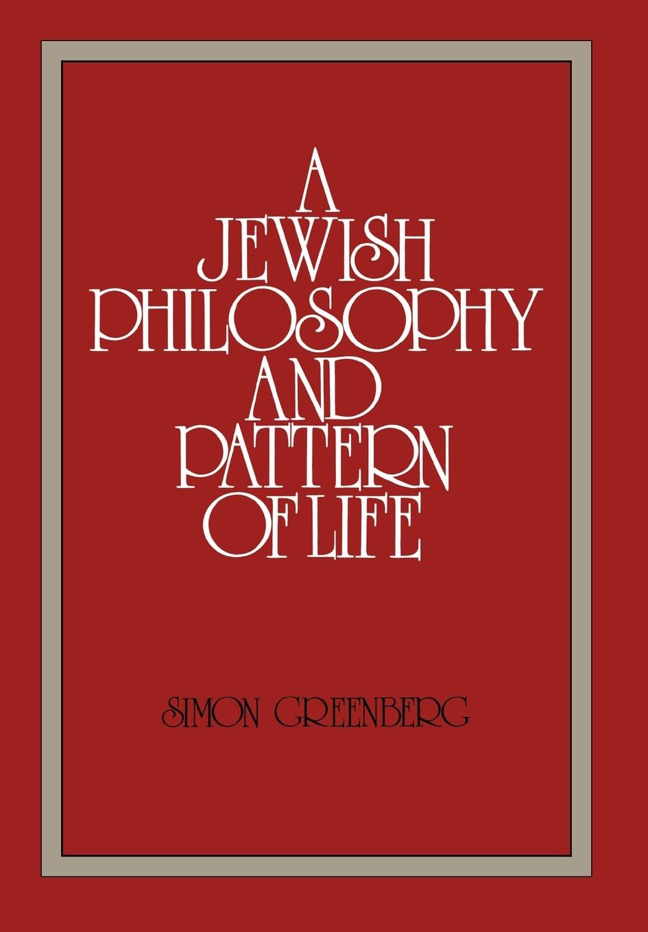 A Jewish Philosophy And Pattern Of Life (Moreshet),New