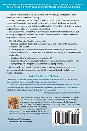 Finish Strong: Putting YOUR Priorities First at Lifes End,Used