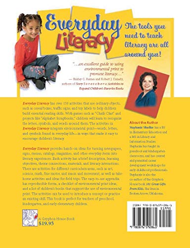 Everyday Literacy: Environmental Print Activities for Children 3 to 8,Used