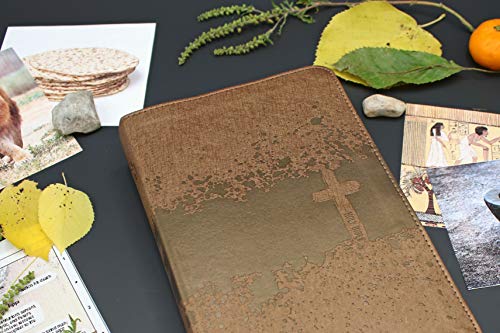 NIV, Kids' Visual Study Bible, Leathersoft, Bronze, Full Color Interior: Explore the Story of the BiblePeople, Places, and Hi,New