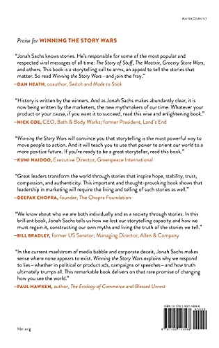 Winning the Story Wars: Why Those Who Tell (and Live) the Best Stories Will Rule the Future,Used