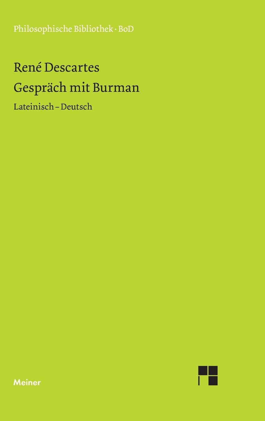 Gesprch mit Burman (German Edition),Used