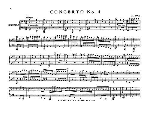 Brandenburg Concertos, Vol 2: Comb Bound Book (Kalmus Edition),Used