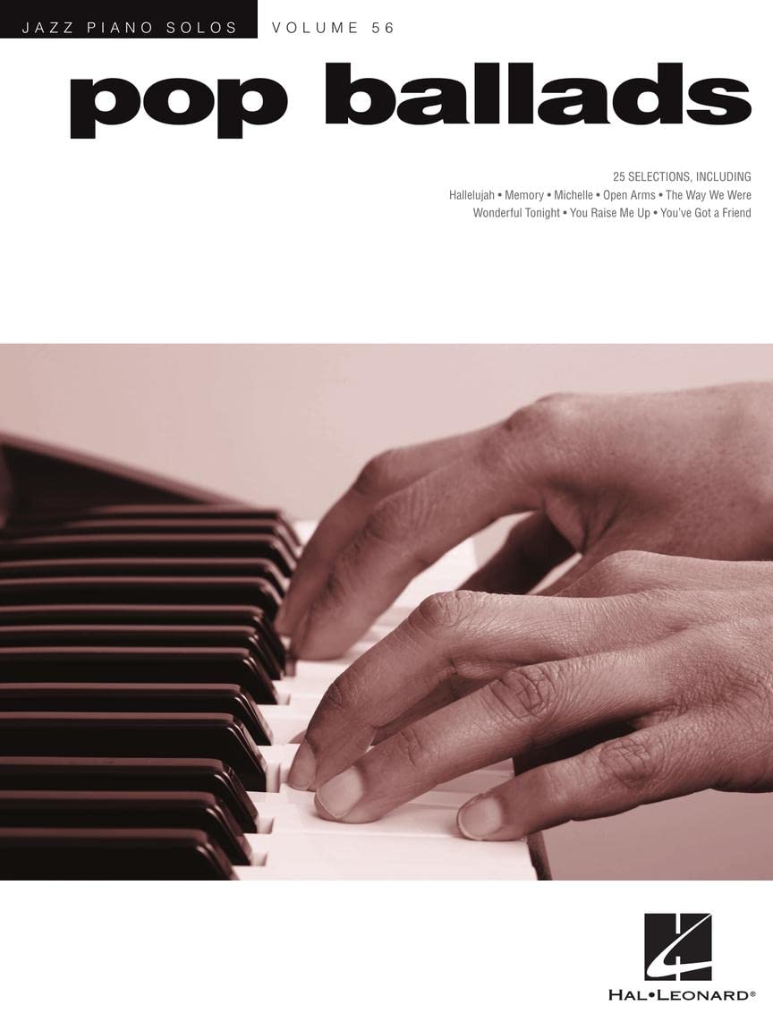 Pop Ballads: Jazz Piano Solos Series Volume 56 (Jazz Piano Solos, 56),Used