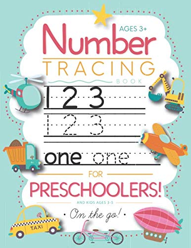 Number Tracing Book for Preschoolers and Kids Ages 35: Trace Numbers Practice Workbook for Pre K, Kindergarten and Kids Ages 3,Used
