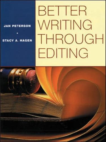 Better Writing Through Editing: Student Text,New