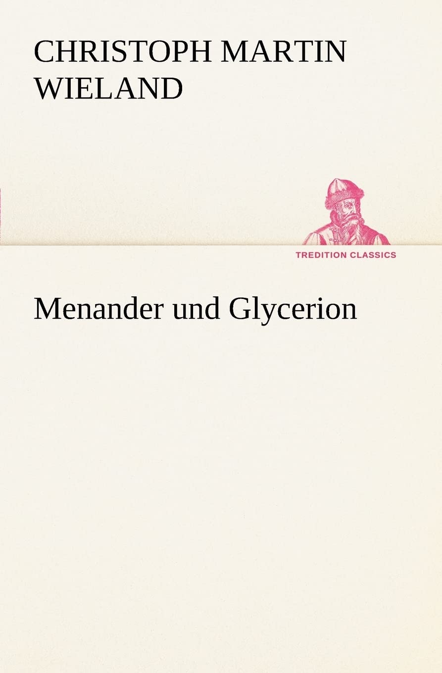 Menander Und Glycerion (German Edition),Used