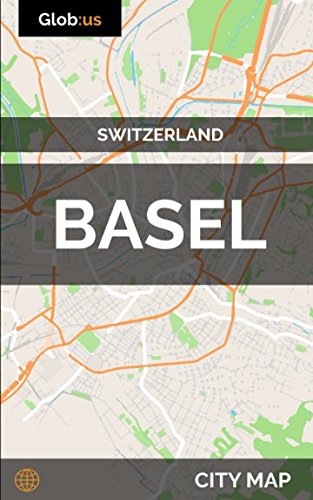 Basel, Switzerland City Map,Used