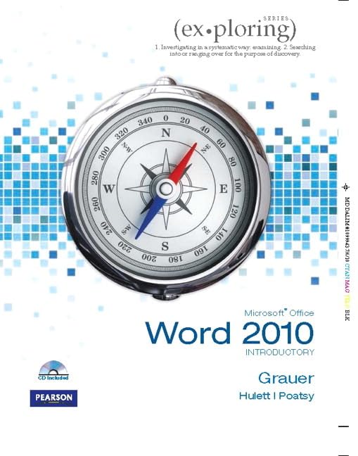Microsoft Office Word 2010 Introductory (Exploring),New